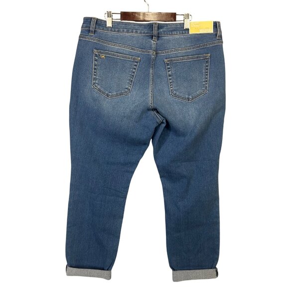 NEW Michael Kors Womens 14P Izzy Skinny Crop Jeans NWT - Picture 4 of 14